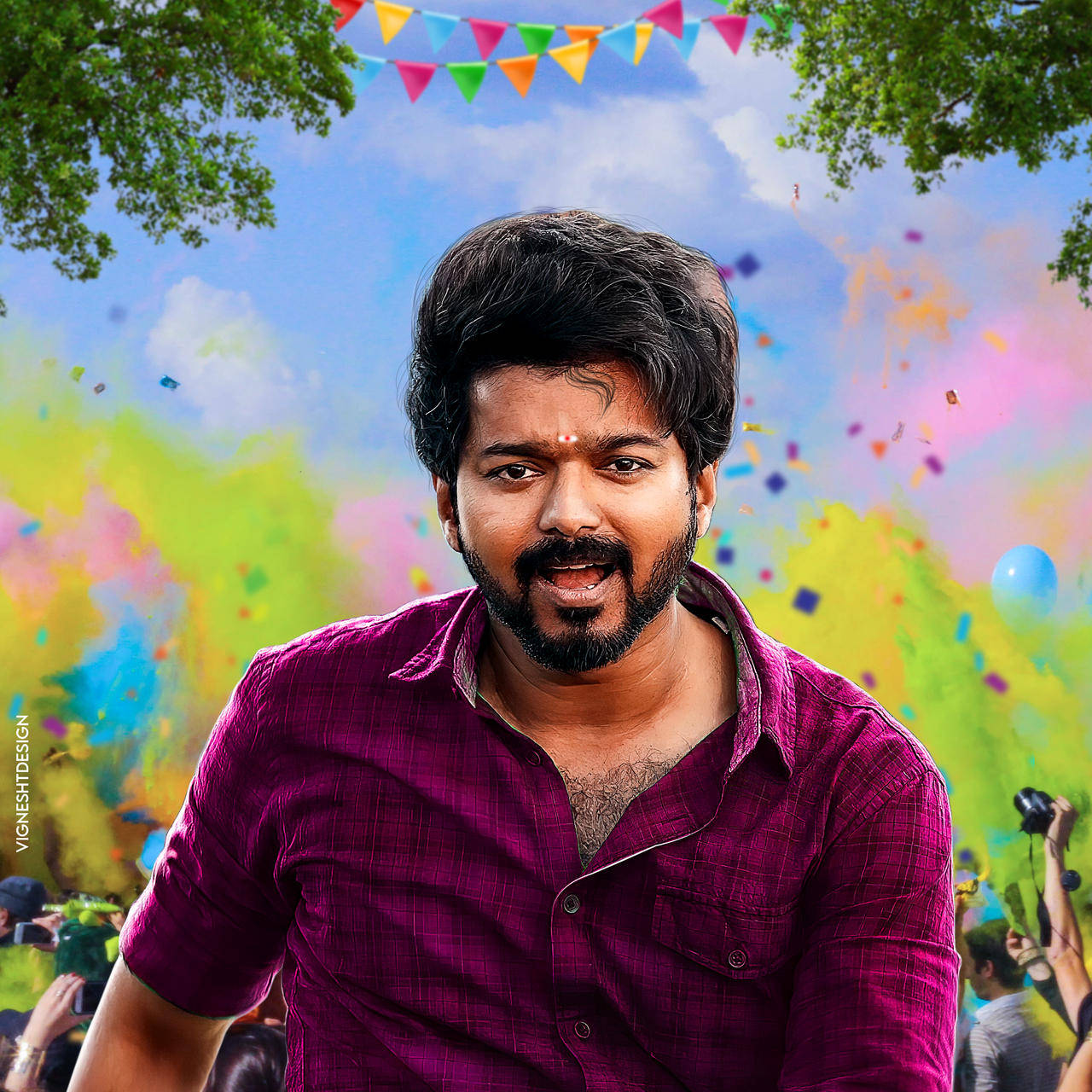 Download Happy Master Vijay Hd Wallpaper | Wallpapers.com Download Happy Master Vijay Hd Wallpaper | Wallpapers.com